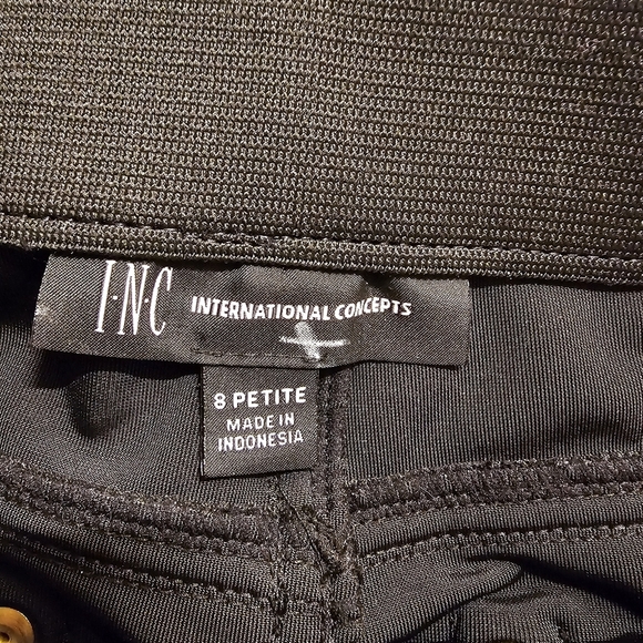 BLK VELVET PETITE LEGGINGS - Picture 5 of 7